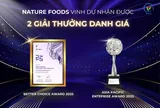 Liên tiếp được vinh danh tại các giải thưởng tầm cỡ - Nature Foods (NFC) khẳng định vị thế trong ngành công nghệ thực phẩm