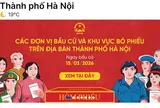 Hà Nội tích hợp bản đồ số 1.451 điểm bầu cử trên ứng dụng iHanoi