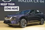Xem Mazda CX-6e ngoài đời thực: Bề thế hơn CX-5, thiết kế bóng bẩy với 3 màn hình siêu lớn, chạy tới 600km/sạc
