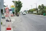 Tây Ninh: Hình nộm cảnh sát giao thông bắn tốc độ khiến tài xế giật mình