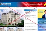 Bộ Tài chính gửi Bộ Công an danh sách website giả mạo