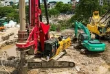 Sau nhiều năm đình trệ, công trường 786 tỷ đồng ở Hà Nội rầm rộ thi công trở lại