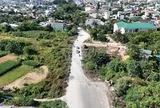 Gần 10 năm thi công, tuyến đường 876m ở Quảng Ngãi mới hoàn thành khoảng 150m
