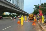 Mưa to tầm tã suốt đêm, Hà Nội không ghi nhận điểm ngập