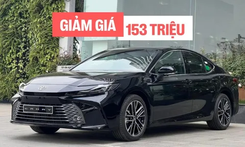 Toyota Camry giảm giá hơn 150 triệu đồng tại đại lý: Thực tế còn dưới 1,1 tỷ đồng, càng tạo áp lực lớn cho Accord, K5