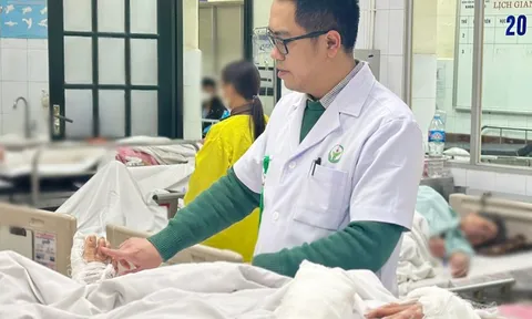 Cụ bà 75 tuổi bị chó tấn công dập nát hai tay, gãy hở xương