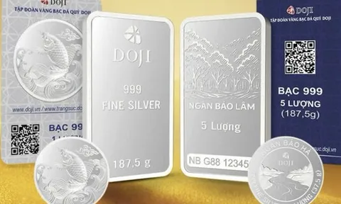 Giá bạc tăng nóng trước ngày Thần Tài, một tập đoàn vàng bất ngờ lấn sân bán bạc