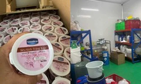 Kinh hoàng “công xưởng” kem trộn giữa TP.HCM: Phù phép hóa chất rẻ tiền thành mỹ phẩm OLAY, ABUTINE C3C, Bạch Ngọc Liên, Vaseline...