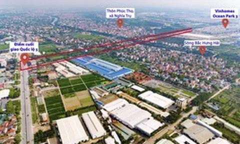 Sắp có thêm tuyến đường 1.500 tỷ, kết nối 2 siêu đô thị 3 tỷ USD của Vinhomes