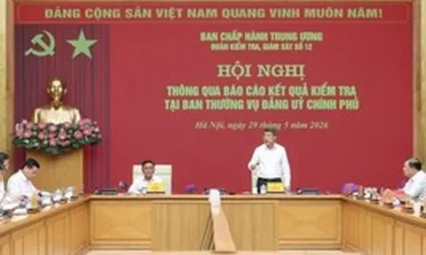 Bộ Chính trị quy định chức năng, nhiệm vụ, tổ chức bộ máy của Đảng ủy Chính phủ