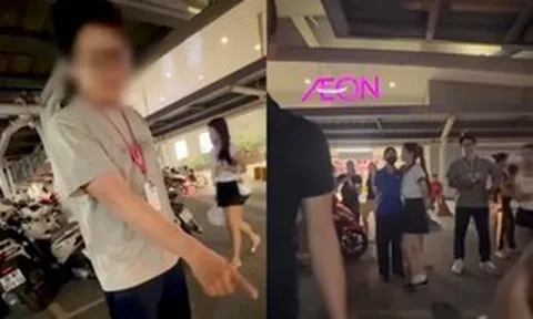 Vụ người phụ nữ tố bị quy chụp "ăn cắp đồ" ở Aeon Long Biên: Công an mời 2 thanh niên trong clip lên làm việc