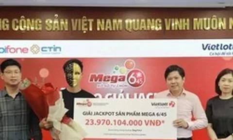 Đang nấu cơm nhận tin trúng Vietlott gần 24 tỷ đồng