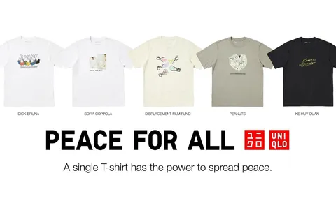 UNIQLO lan tỏa thông điệp hòa bình qua các thiết kế áo thun PEACE FOR ALL mới