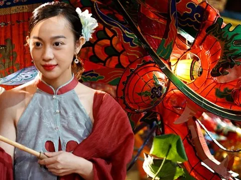 Ngỡ ngàng ngắm nhìn 50 chiếc lồng đèn cổ "hồi sinh" trong ngôi đình trăm tuổi ở TP.HCM