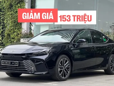 Toyota Camry giảm giá hơn 150 triệu đồng tại đại lý: Thực tế còn dưới 1,1 tỷ đồng, càng tạo áp lực lớn cho Accord, K5