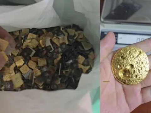 Chàng trai lấy được hơn 5 cây vàng từ SIM rác