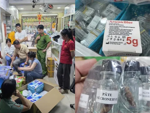 Rùng mình đường dây "hô biến" thạch tín gây ung thư thành thuốc diệt tủy răng ở TP.HCM, đã bán hơn 3.000 sản phẩm cho loạt cơ sở nha khoa