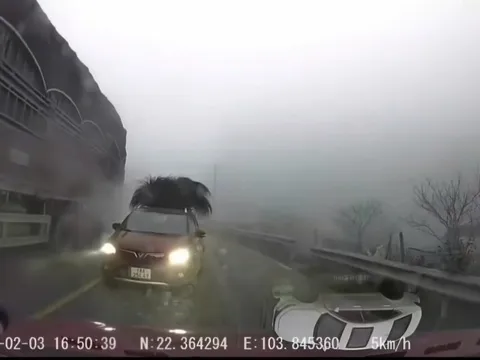 Vượt ẩu giữa sương mù dày đặc, tài xế Ninh Bình bị phạt tiền