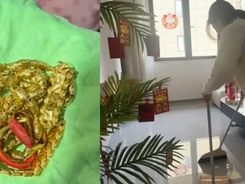 Dọn nhà đón Tết, cô gái vứt nhầm 100g trang sức vàng, trị giá gần 400 triệu đồng vào thùng rác