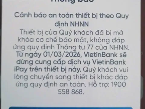 Nhiều người dùng Vietcombank, BIDV, Agribank, VietinBank... bị chặn chuyển, rút tiền qua điện thoại từ hôm nay (1/3): Cần làm gì để tiếp tục giao dịch?