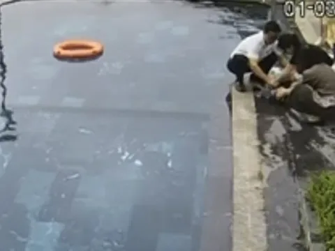 Cháu bé 3 tuổi đuối nước tại hồ bơi khu nghỉ dưỡng