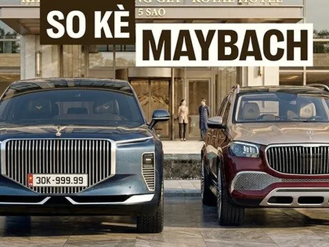 Bộ đôi xe siêu sang Lạc Hồng lăn bánh trên phố thế nào, đứng cạnh Maybach ra sao - Bộ ảnh và clip này sẽ giúp bạn trả lời câu hỏi đó