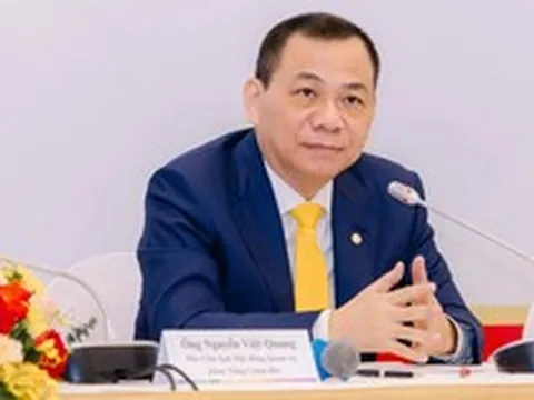 Tỷ phú Phạm Nhật Vượng rơi khỏi top 100 người giàu nhất thế giới vì cổ phiếu lao dốc