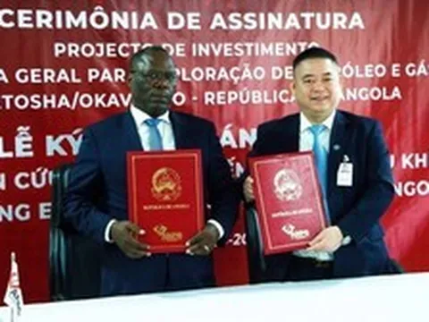 Dự án dầu khí đầu tiên của một tập đoàn Việt Nam tại Angola, quy mô nghiên cứu 200.000 km2