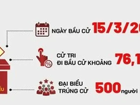 Toàn cảnh cơ cấu 500 đại biểu Quốc hội khóa XVI