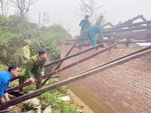 Cảnh báo dông lốc có thể ập xuống nhiều nơi ở Lai Châu sau khi hàng chục nhà dân bị tốc mái