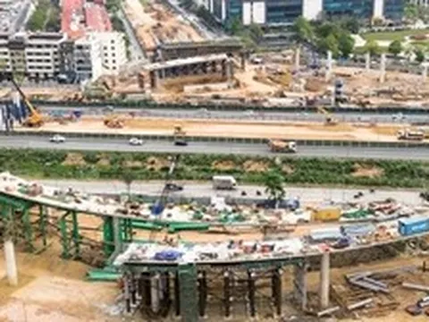 Diện mạo nút giao hiện đại bậc nhất phía Tây Hà Nội sau gần 1 năm thi công