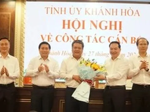 Ông Trần Phong được bầu làm Bí thư Tỉnh ủy Khánh Hòa