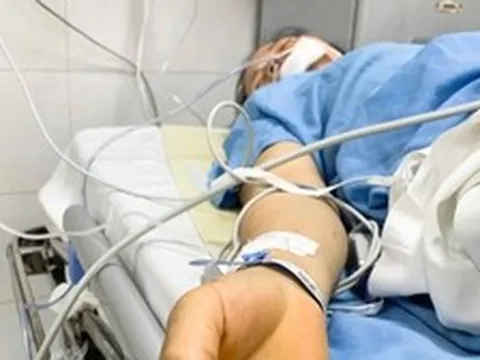 Dông lốc quật đổ cây, nữ công nhân môi trường cứu 2 học sinh rồi bị trọng thương