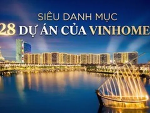 Giải mã 28 siêu dự án 38.000 ha mang thương hiệu Vinhomes