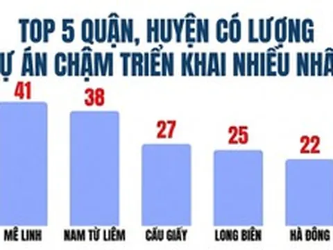 Bóc 341 dự án "đắp chiếu" tại Hà Nội: Mê Linh dẫn đầu số lượng dự án, hàng loạt doanh nghiệp đình đám Viglacera, Geleximco, Nam Cường, Sudico...bị điểm tên