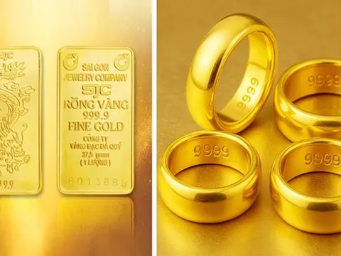 Giá vàng chiều nay (22/4): Vàng miếng SJC và nhẫn tái lập mốc 170 triệu đồng/lượng