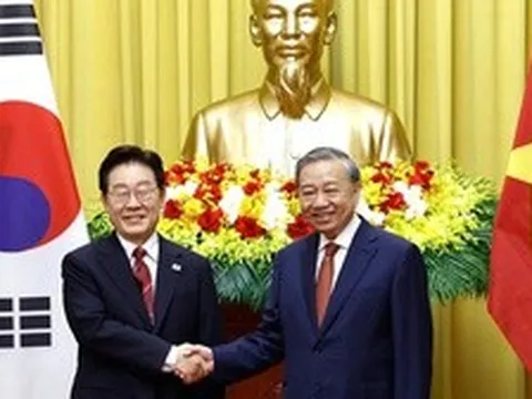 Tổng Bí thư, Chủ tịch nước Tô Lâm hội đàm với Tổng thống Hàn Quốc