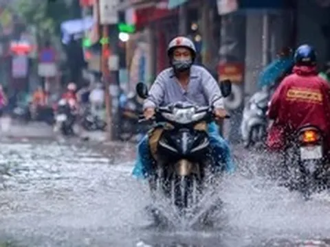 Từ chiều tối nay, miền Bắc đón mưa rất to