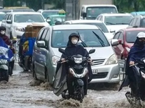 Không khí lạnh tràn xuống, miền Bắc tiếp tục mưa to