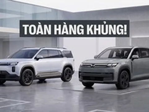 Lộ 2 SUV VinFast hoàn toàn mới: Kích thước lớn như VF 9, dáng góc cạnh kiểu Land Rover, có điểm gần giống VF 8 vừa ra mắt