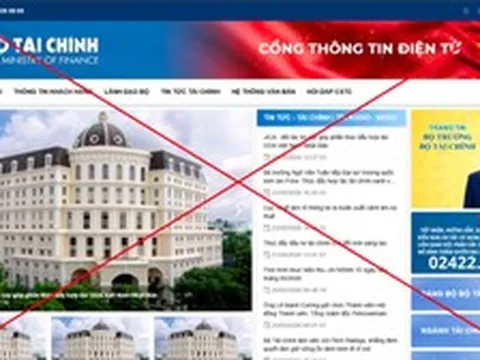 Bộ Tài chính gửi Bộ Công an danh sách website giả mạo