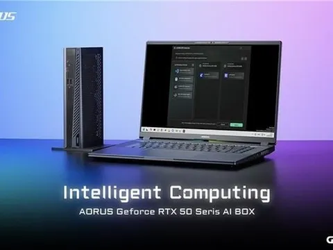 GIGABYTE AORUS GeForce RTX™ 50 Series AI BOX mang sức mạnh tính toán cao cấp và hệ sinh thái AI dễ tiếp cận lên laptop ultrabook