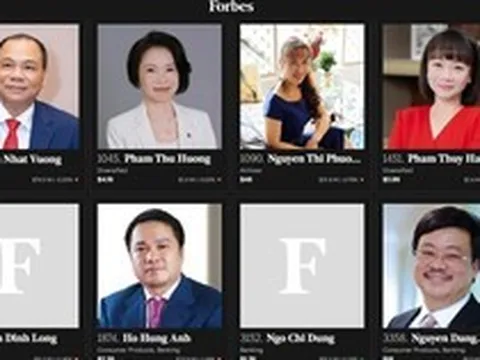 8 tỷ phú giàu nhất Việt Nam hiện nay trên Forbes