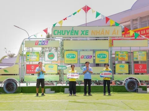 Fami và chuyến xe nhân ái viết tiếp hành trình yêu thương cùng người dân Hậu Giang