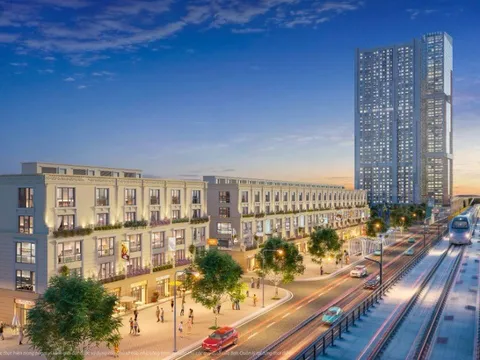 "Nhà phố thương mại Boutique Gate: Điểm tụ phồn vinh bên trục Metro số 4"