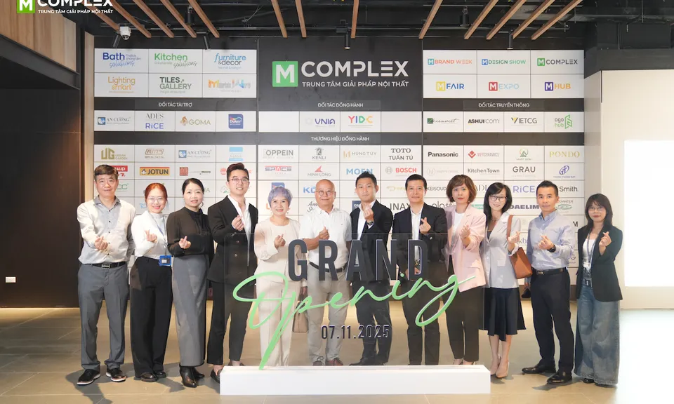 Chính thức khai trương MComplex - Trung tâm Vật liệu, Thiết bị và Hoàn thiện Nội thất lớn nhất Việt Nam tại Royal City